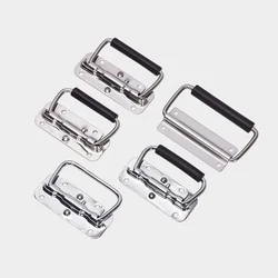 Stainless Steel Spring Handle for Aluminum Box Movable Folding Industrial Hardware Tool Prop Box Knobs