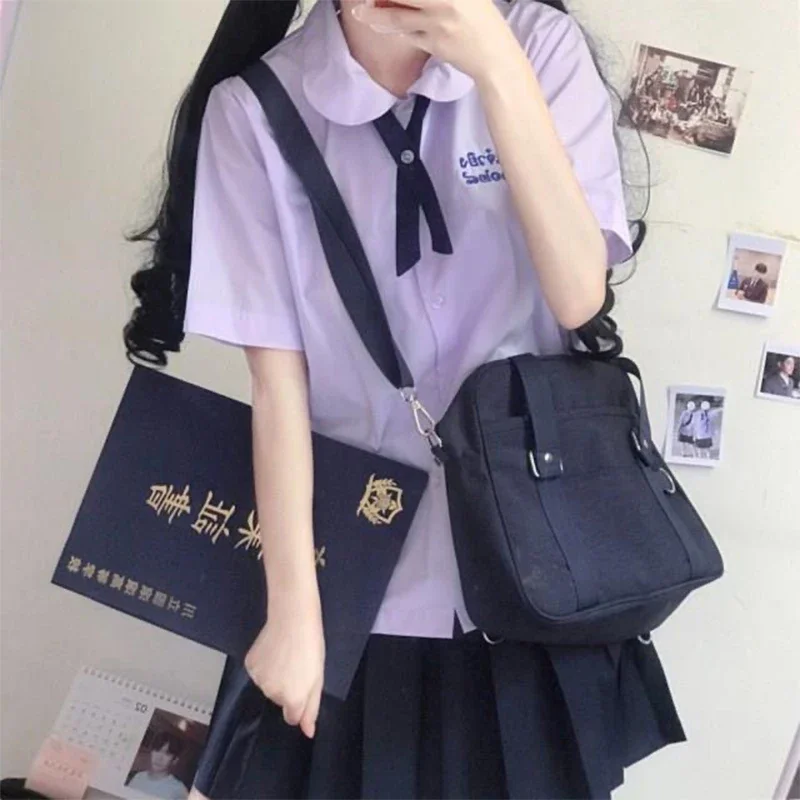 Thai school uniform summer short-sleeved female Thai drama Girl from Nowhere Nanno pleated skirt JK uniform COS clothing student