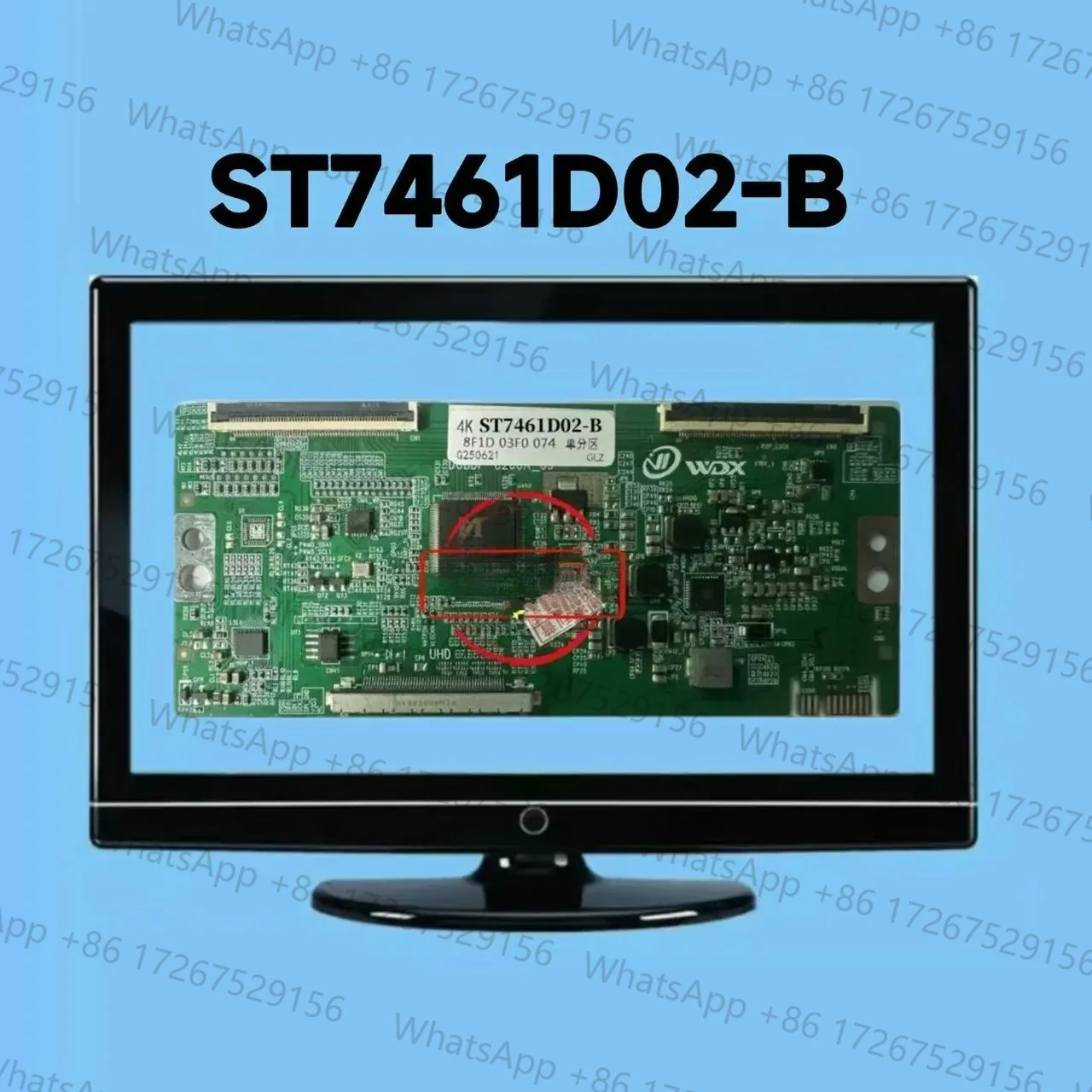 Newly upgraded ST7461D02-B logic board 2K 4K board