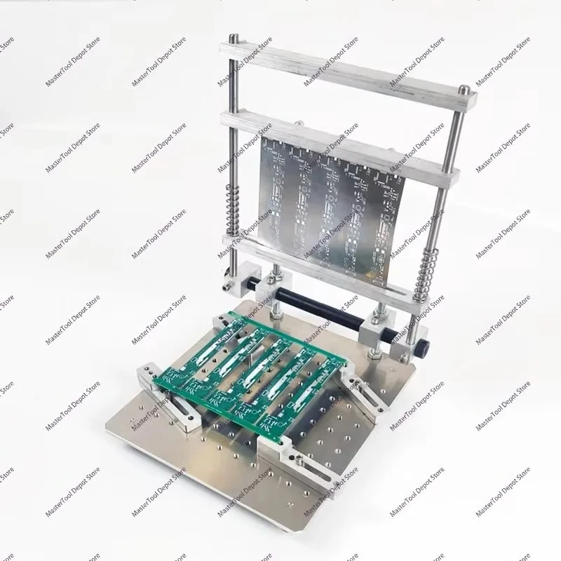 Manual Small Machine Manual Screen Printing Station PCB Stencil Solder Paste Printing Station SMT Solder Paste Printing