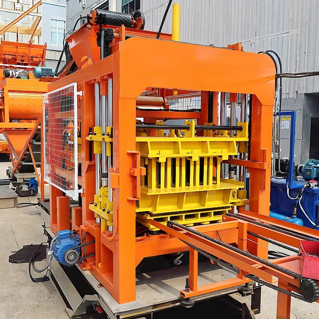 Factory Price Concrete Paver Block Production Intelligent PLC Control Fully Automatic Brick Making Machine