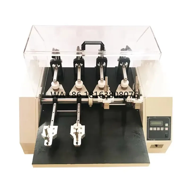 ASTM-F911 & SATRA TM92 Finished Shoe Bending Resistant Testing Machine Finished Shoe Flexibility Fatigue Tester of 4 Station