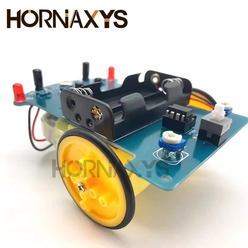 D2-1 DIY Kit Intelligent Tracking Line Smart Car Kit TT Motor Electronic DIY Kit Smart Patrol Automobile Parts DIY Electronic