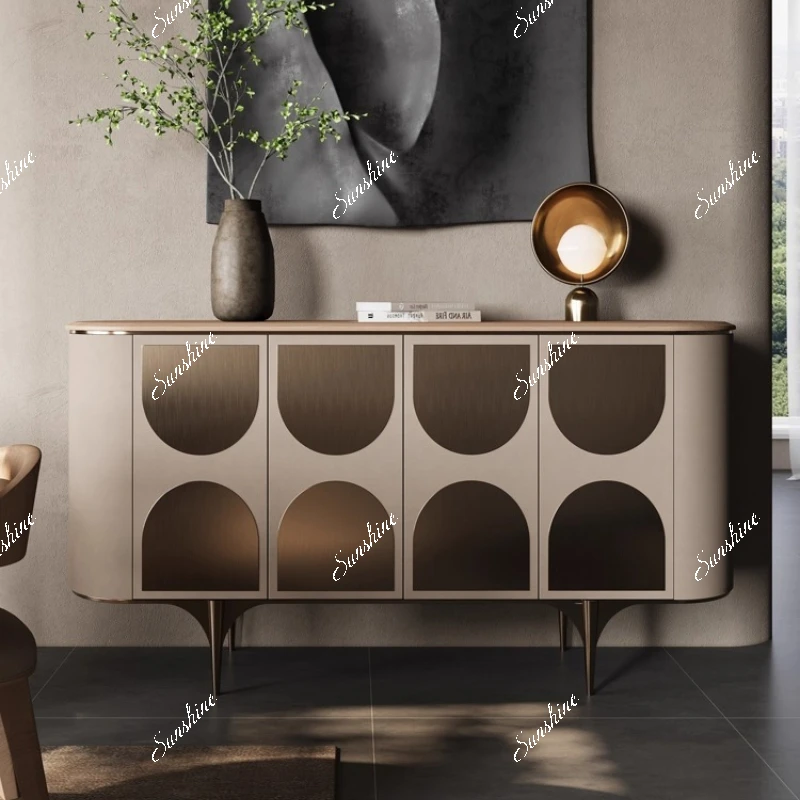 

Italian style, light luxury and minimalist side cabinet, living room entrance cabinet opposite the door