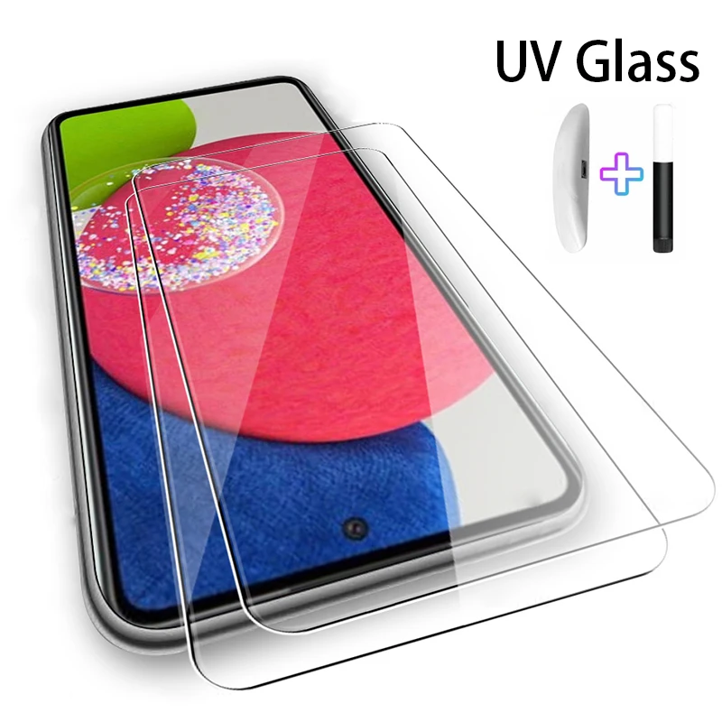 UV Glue Screen Protector For iphone 14 15 Pro Max Protective Film Apple 6 7 8 Plus SE 14Pro 11 X XS XR 12 13 Mini Tempered Glass