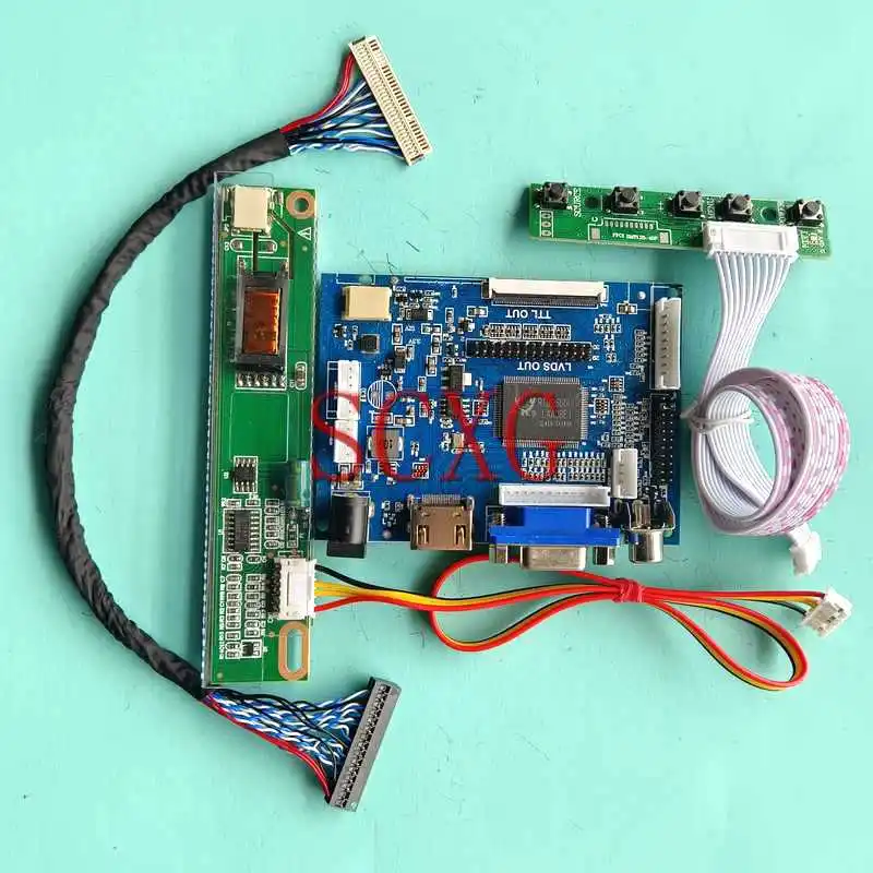 

Плата контроллера экрана для ноутбука B133EW01 LP133WX1, 1CCFL AV VGA HDMI-совместимый Комплект «сделай сам» LVDS 30 Pin 1280*800 13,3"