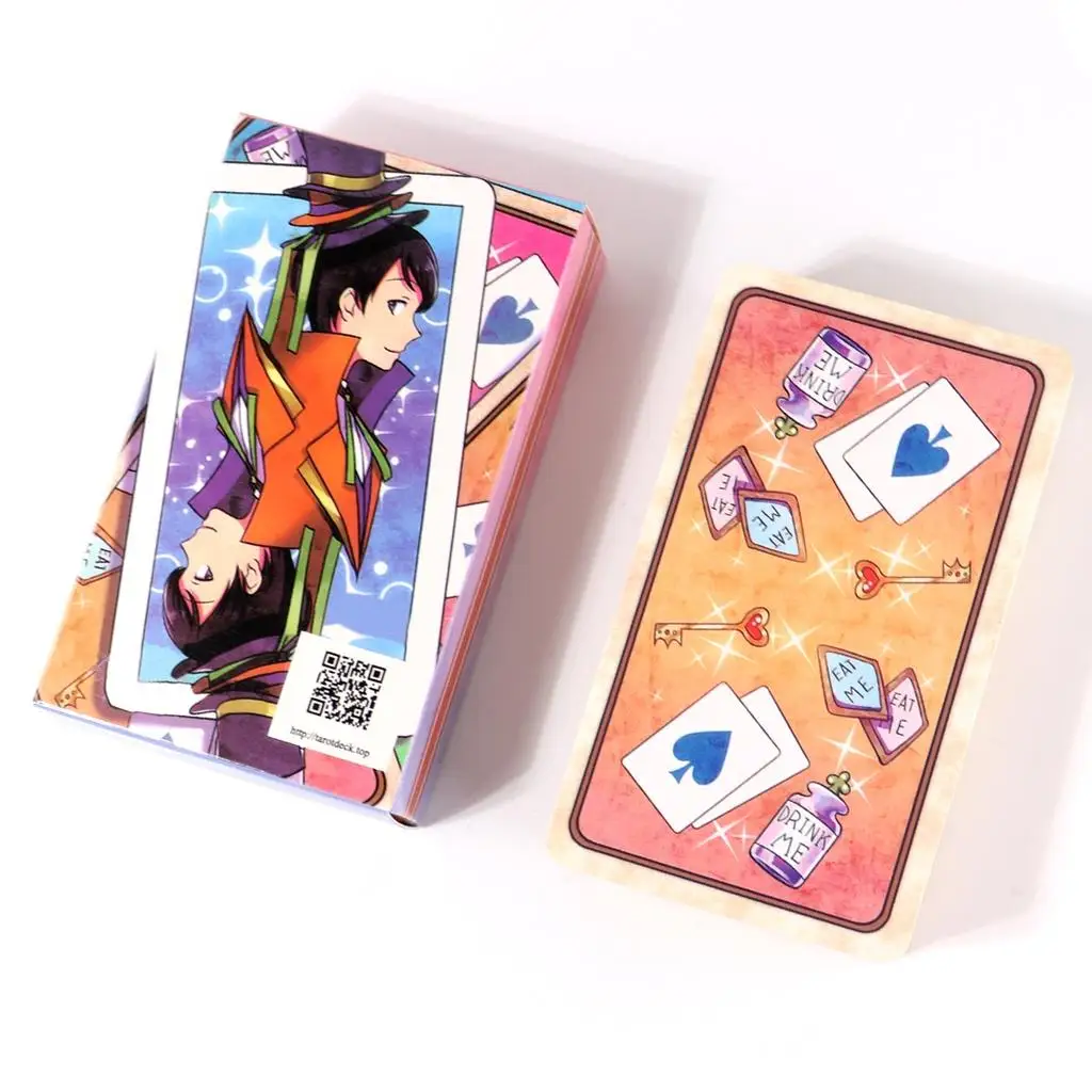 10.3*6Cm Alice In Luna 'S Tarotkaarten Dekken 78 Stuks Cartoon Tarotkaarten Japans Anime-Thema