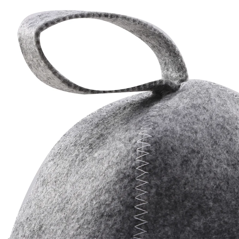 1PC Felt Head Protection Bath Anti Heat Free Size Russian Style Shower Cap Sauna Hat Sauna Vaporarium Accessories Wholesale New
