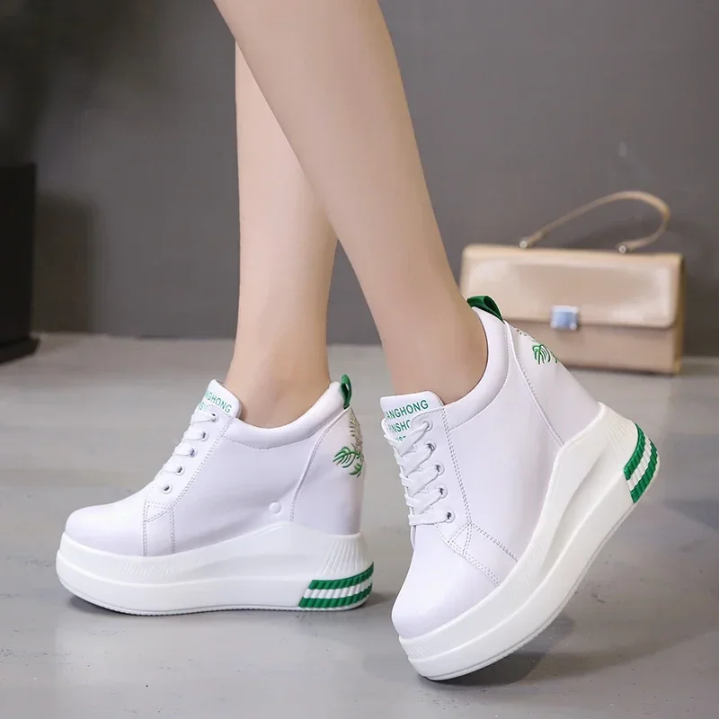 Comem Hidden Heel Summer Fashion High Heels Ladies Casual Shoes Vulcanize Women Platform Shoe Spring 2024 Women's Wedge Sneakers