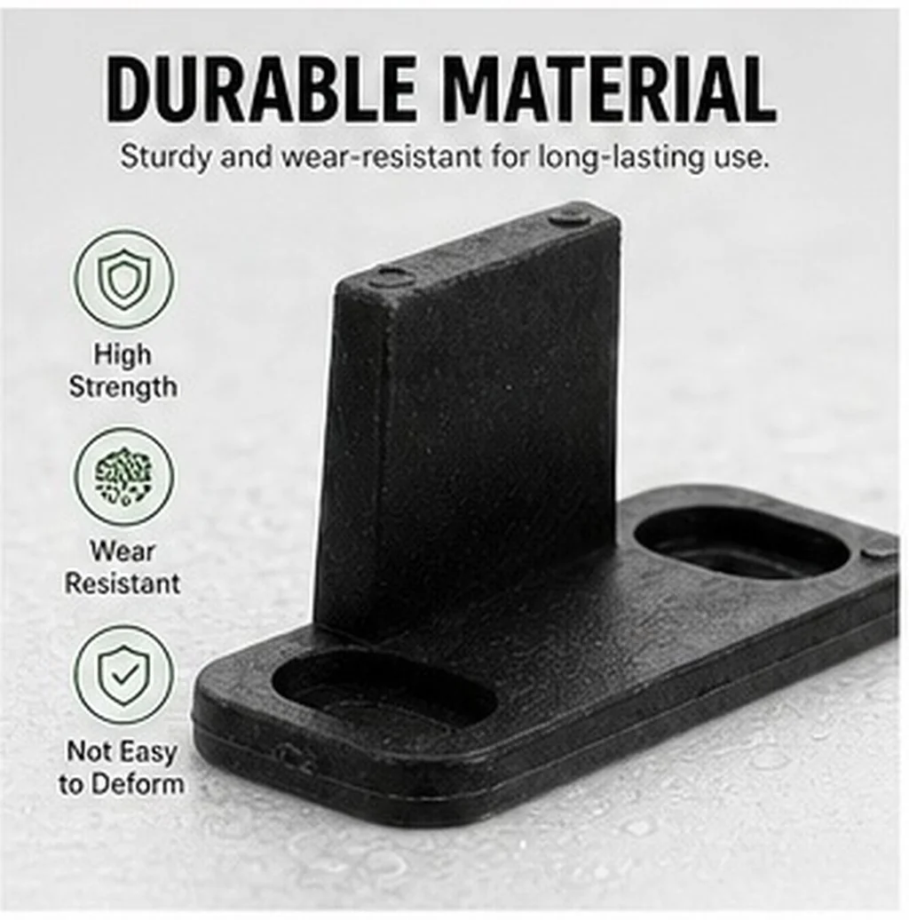 4Pcs Sliding Door Guide Floor Mount Brackets for Barn Closet Wardrobe Bypass Doors Hardware Floor Guide Sliding Door Track
