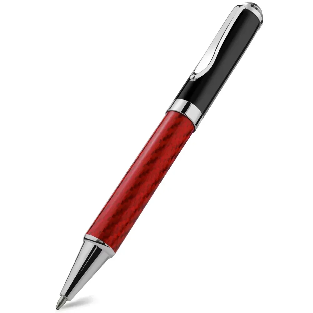 STONEGO handtekeningpen van koolstofvezel, premium metalen gelinktpennen Micro Point 0,5 mm zwarte inkt Glad schrijfbalpen