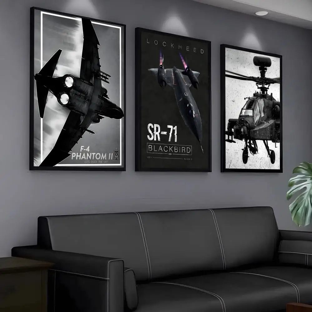 American fighter jets Poster HD Art Sticky Wall Waterproof Home Living Room Bedroom Bar Aesthetic Decoration