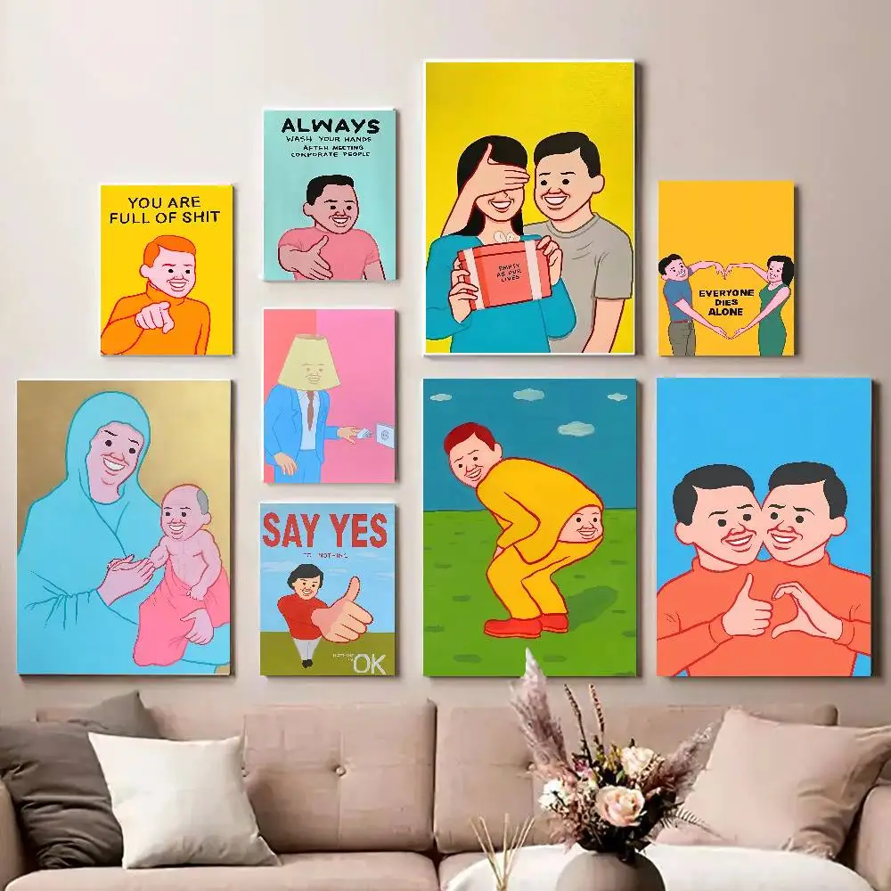 Art J-Joan Cornella Poster High Quality Print Poster Waterproof Wall Art Movie Posters For Living Bedroom Retro Room Decor Gift