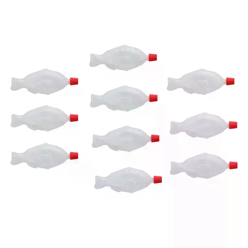10Pcs Fish-Shaped 8.5ml Soy Sauce Disposable Sauce Bottle Sushi Seasoning Bottle Vinegar Bottle Spice bottles Packing bottle