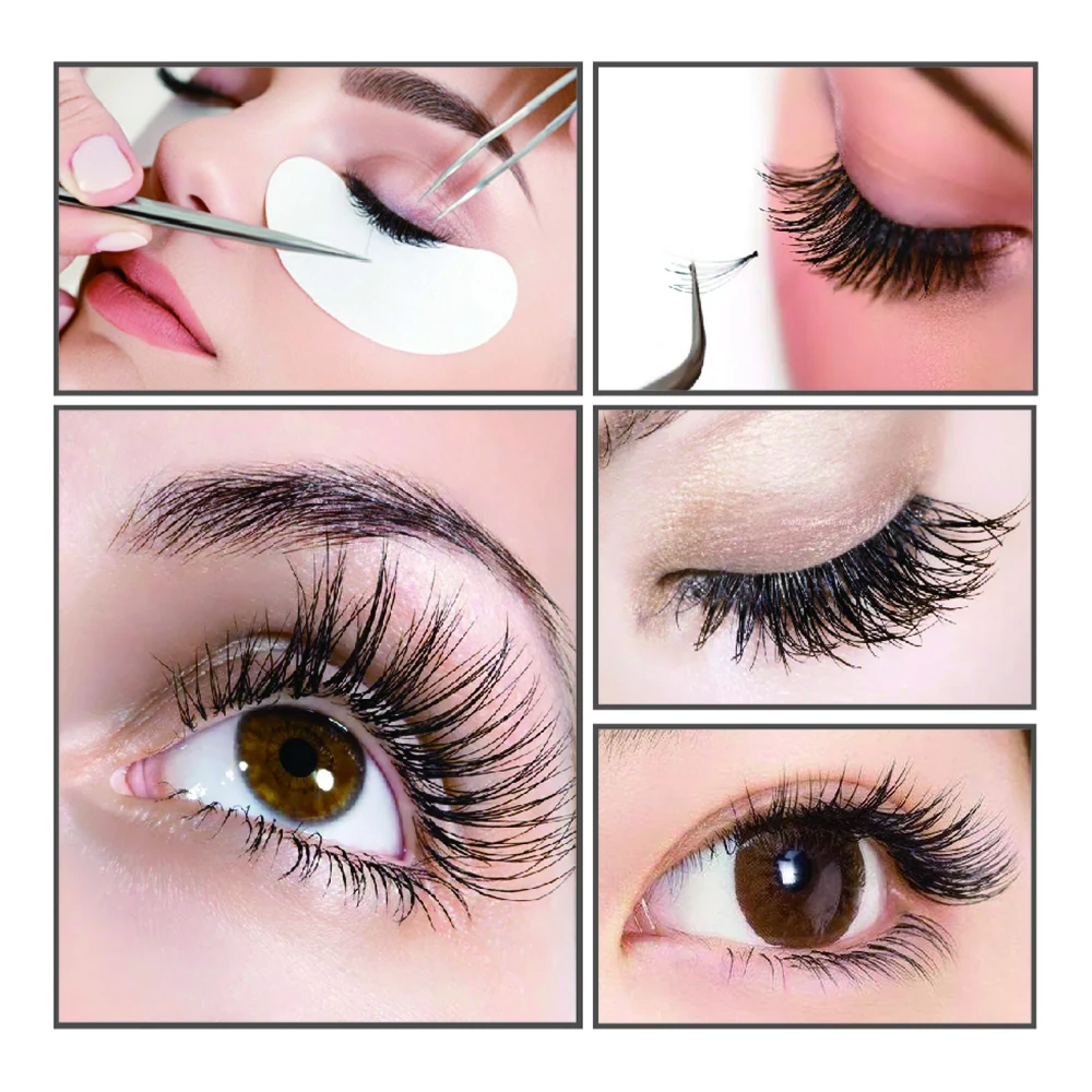 20/50/100pcs Eye Patches Eyelash Extension Under Eye Pads Makeup Eyelash Patches Tip Stickers Pads For Eyelash Extension Makeup image 6