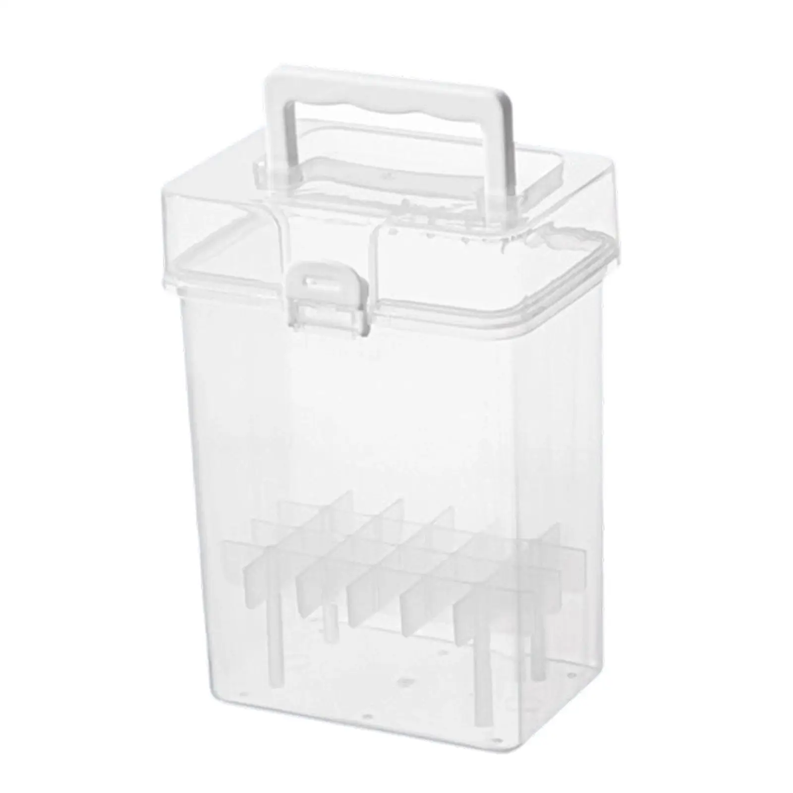 Transparent Marker Holder Organizer for Acrylic Paint Pens Sketch Markers Watercolor Storage Box for Home Office