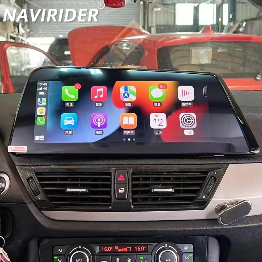 

12,3-дюймовый Android-экран Qualcomm Blade для BMW X1 E48 2010-2015 Carplay Автомобильный радиоприемник Мультимедийный плеер Авто GPS-навигация HeadUnit