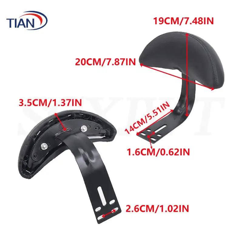 

NEW For Electric Bicycle Backrest Durable Wear Resistant Thick Sponge Ergonomic Wider Waist Support Universal Electric Safe