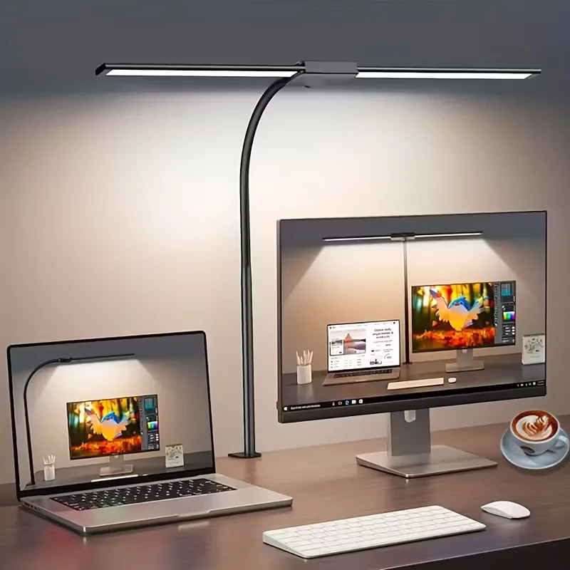 

Диммируемый архитектурный светодиодный светильник-прищепка – одинарный и двойной, для офиса, чтения и освещения монитора компьютера