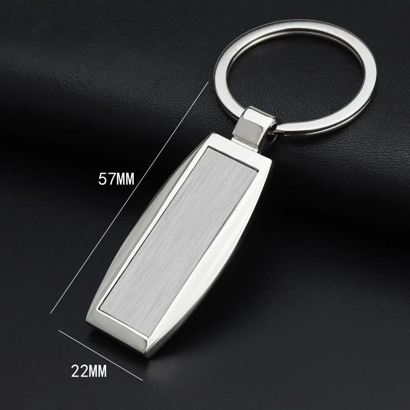 Metal Keychain Blank Keychain Stainless Steel Keyplate DIY Metal Keychain