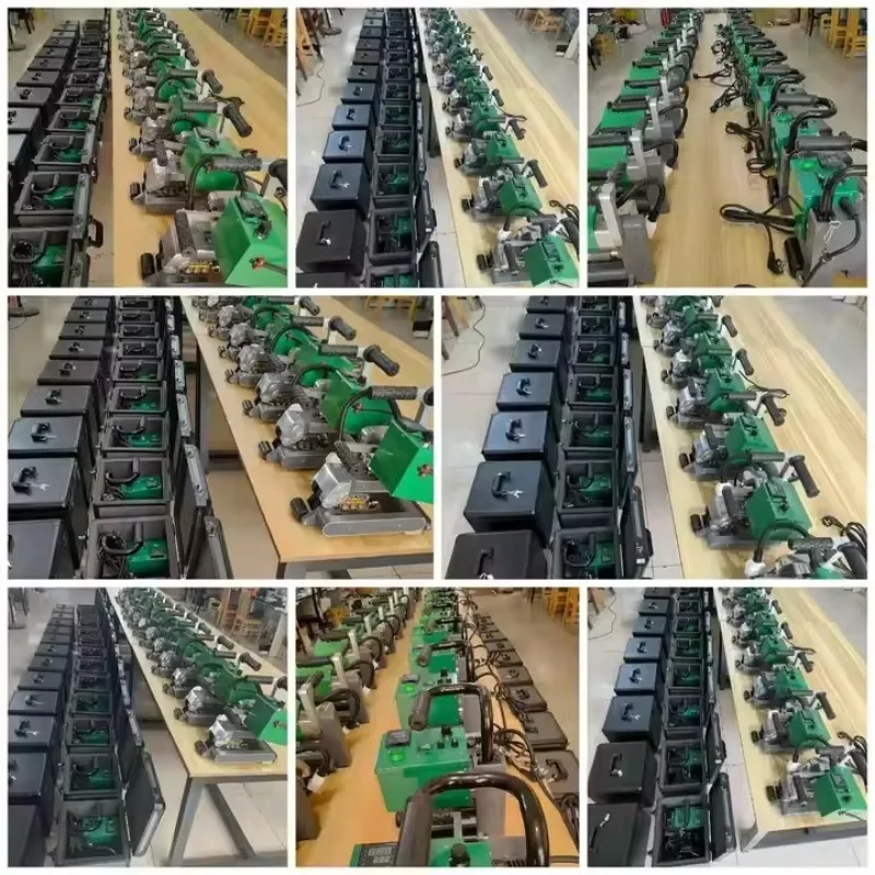Industrial 1400W Geomembrane Hot Wedge Welding Machine New Condition 220V Hot Wedge Gun Welder For 2mm HDPE Films
