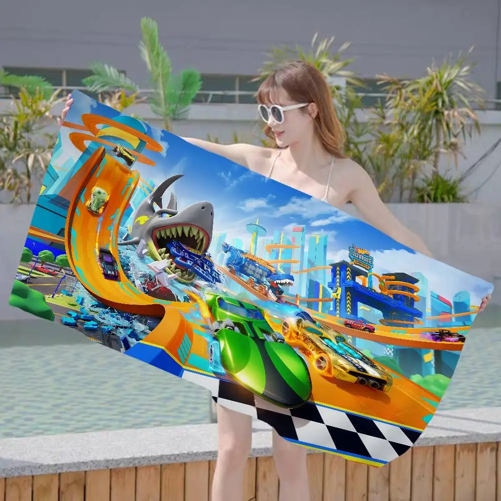 Game H-Hot W-Wheels Big Microfiber Beach Towels Quick Dry Towel Sand Beach Towels Pool Towel for Travel Swim Pool Yoga