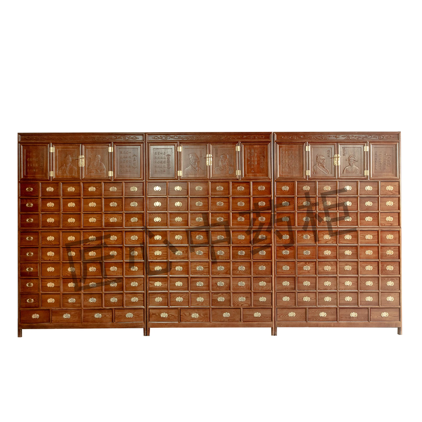 Traditional Chinese Medicine Cabinet Solid Wood Traditional Chinese Medicine Cabinet Selected Thickened Traditional Chinese Medi