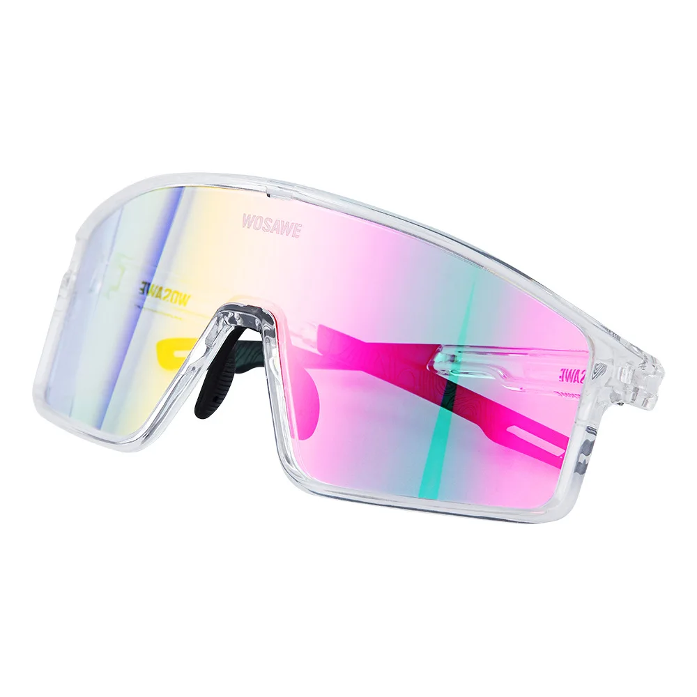 WOSAWE Unisex Cycling Sunglasses Windproof Dustproof Outdoor Sports Half Frame Eyewear with Prescription Protection
