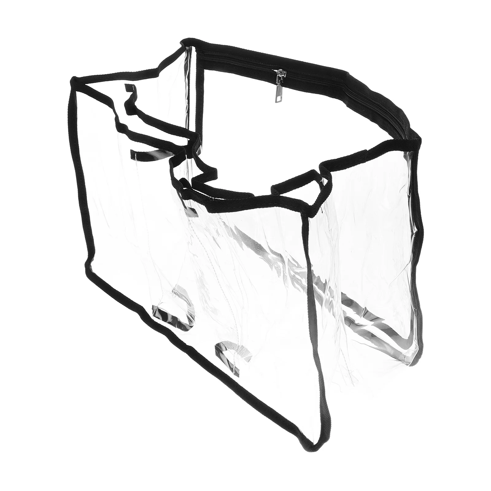Beach Bag Thickened PVC Material Divided Sections Large Capacity Clear Makeup Storage Bag Travel Beach Tote Organizer