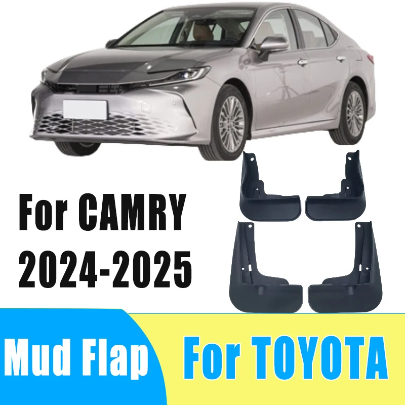

4pcs Automotive Tire Mudguard Waterproof Prevent Mud Splashing Car Mud Flap Fender Trim Accessories For TOYOTA CAMRY 2024-2025