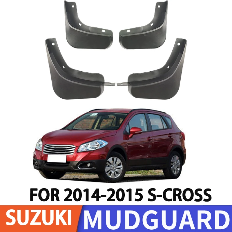 For 2014-2019 Suzuki Fengyu S-CROSS SX4 Car Tire Fender Splash Wound Front and Rear Wheel Fenders