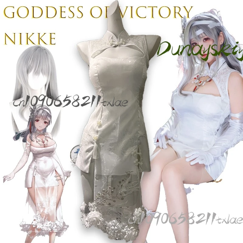 Костюм для косплея Modernia GODDESS OF VICTORY NIKKE, сексуальное кимоно для женщин и девочек, китайский костюм Ципао для вечеринки, Джирай Каваи, Хэллоуин Костюм для косплея Modernia GODDESS OF VICTORY NIKKE, сексуальное кимоно для женщин и девочек, китайский костюм Ципао для вечеринки, Джирай Каваи, Хэллоуин