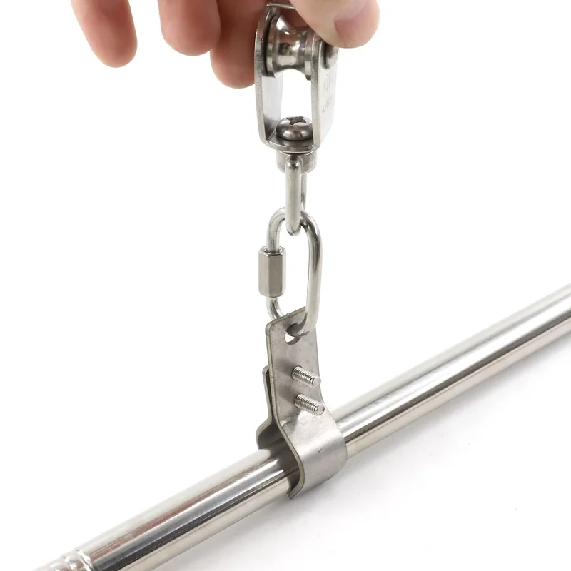 Picture 7: 304 Stainless Steel Pipe Clamp Wave Shading Net Accessories, Adjustable Fixed Pipe Clamp Accessories
