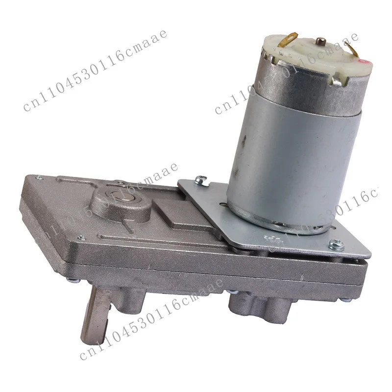 Suitable for the new 7-shaped 555 metal gear reducer motor, electric curtain, electric oven, popcorn motor, large torque
