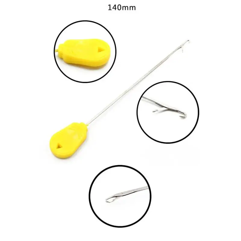 1 قطعة إبرة ارتداء الطعم الأصفر مريحة قوية سريعة حياة طويلة الأسماك الكروشيه مقلوب الكروشيه المضادة للانزلاق دائم تأخذ الكروشيه