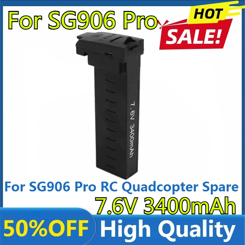 

New High Quality Replaceable For SG906 Pro RC Quadcopter Spare Parts 7.6V 3400mah LiPo Battery