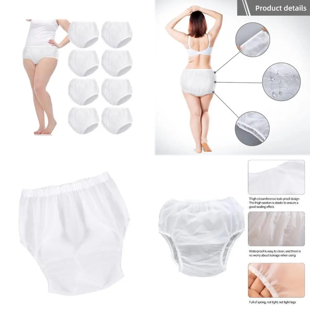 

652F Unisex Diapers Protective Pants Adult Diapers Covers Baby Infant Diaper Guard Shorts Leakproof Diaper Covers Briefs