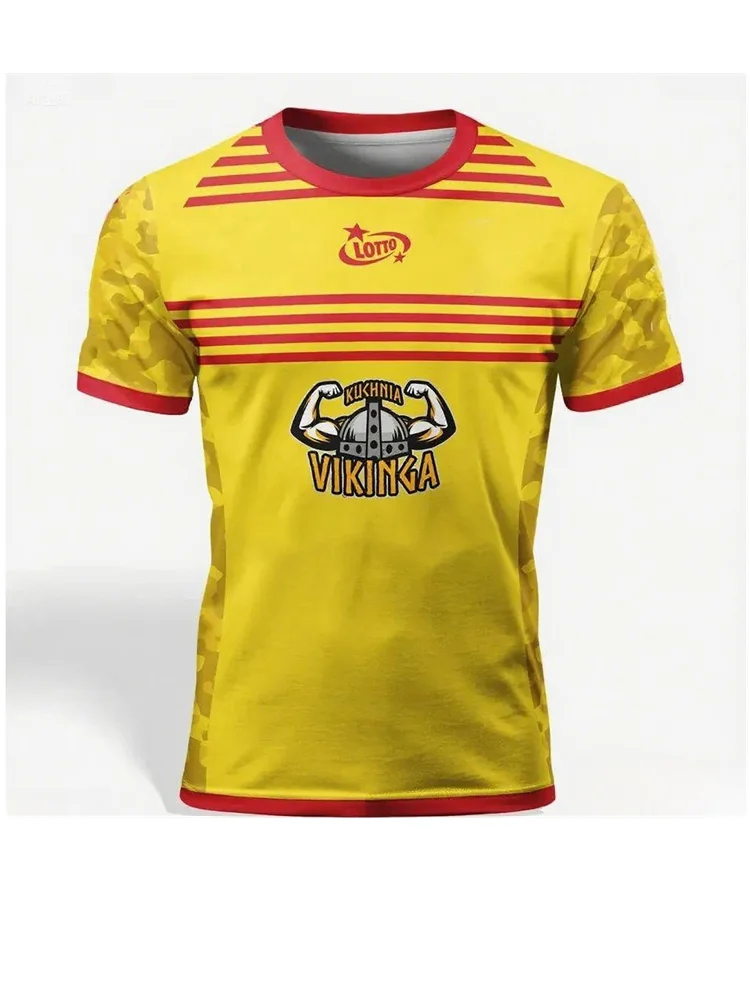 جاجييلونيا بيالستوك 24/25 كرة القدم جيرسي الصيف قميص رياضي التي شيرت المشجعين خاص جيرسي كيت البولندية كرة القدم رجل/الصبي التي شيرت #2