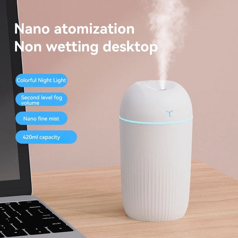 The New Air Humidifier With A Small Amount Of Ultra Heavy Fog Spray Bedroom Humidifier Humidification Machine Diffuser