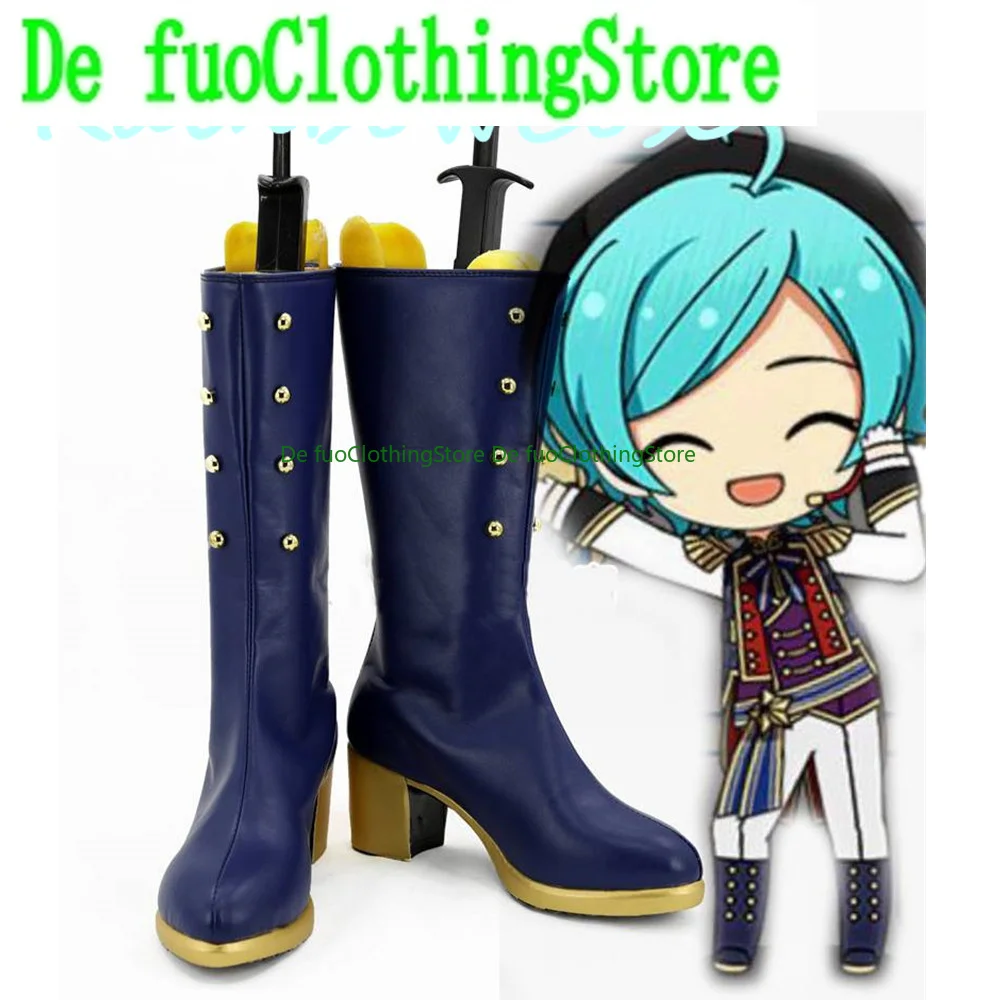 Ensemble Stars Eccentric Sakasaki Natsume Cosplay Shoes Boots Game Anime Halloween DefuoClothing Shoes Store