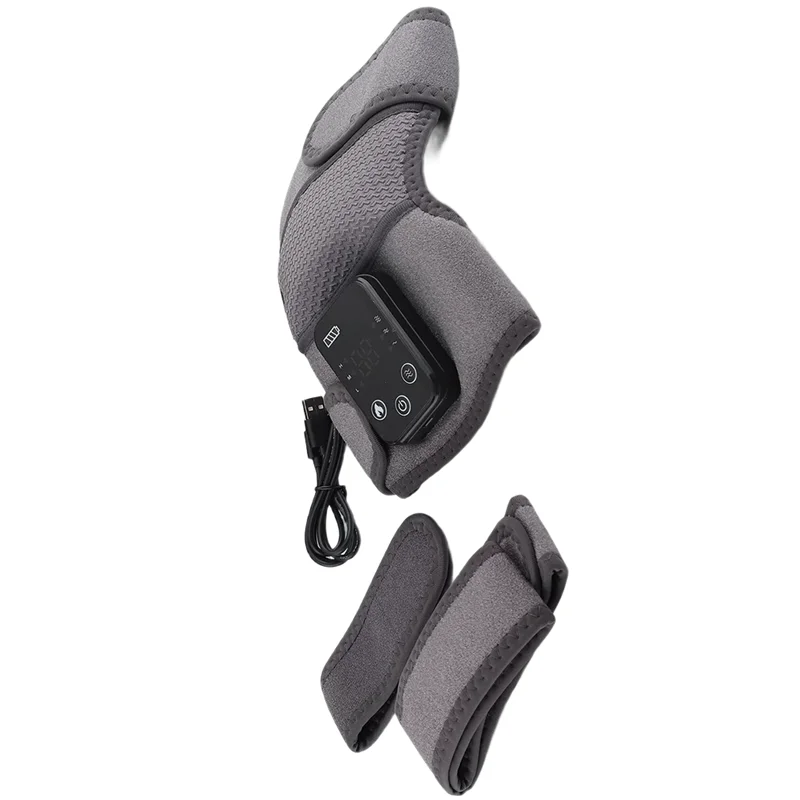 A01V-Heated For Knee Brace Wrap With Cordless Heating Pad For Massager For Knees Relief Muscle Tension Via Heat Massage