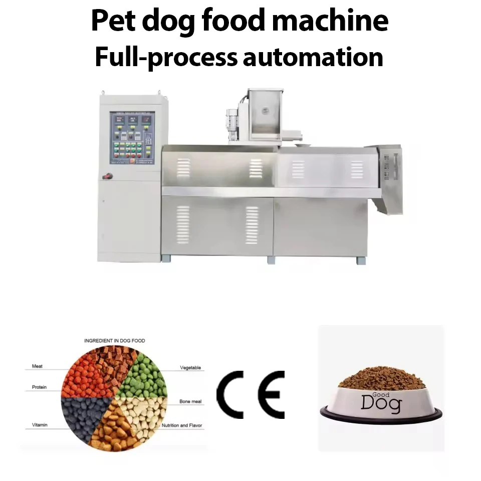 Energy Efficiency Optimization 1000-1200KG/H CE Certified Cleanliness and Convenience Pet Dog Food Machine for Easy Operation
