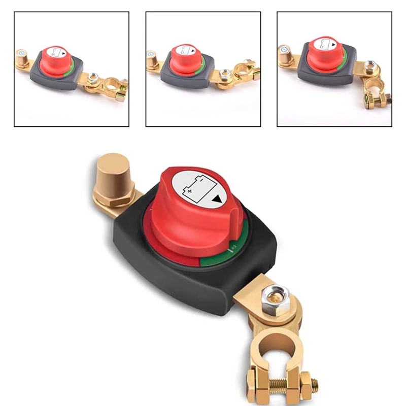 Aquatic Compatible Waterproof Battery Disconnect Switch Ideal For Use In For Rvs And Boats Supports 12/48 Volts-AD39