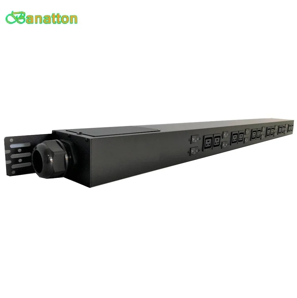 

Banatton 63A 380V C13 Pdu Socket With Liquid Magnetic Circuit Breaker, Support OEM