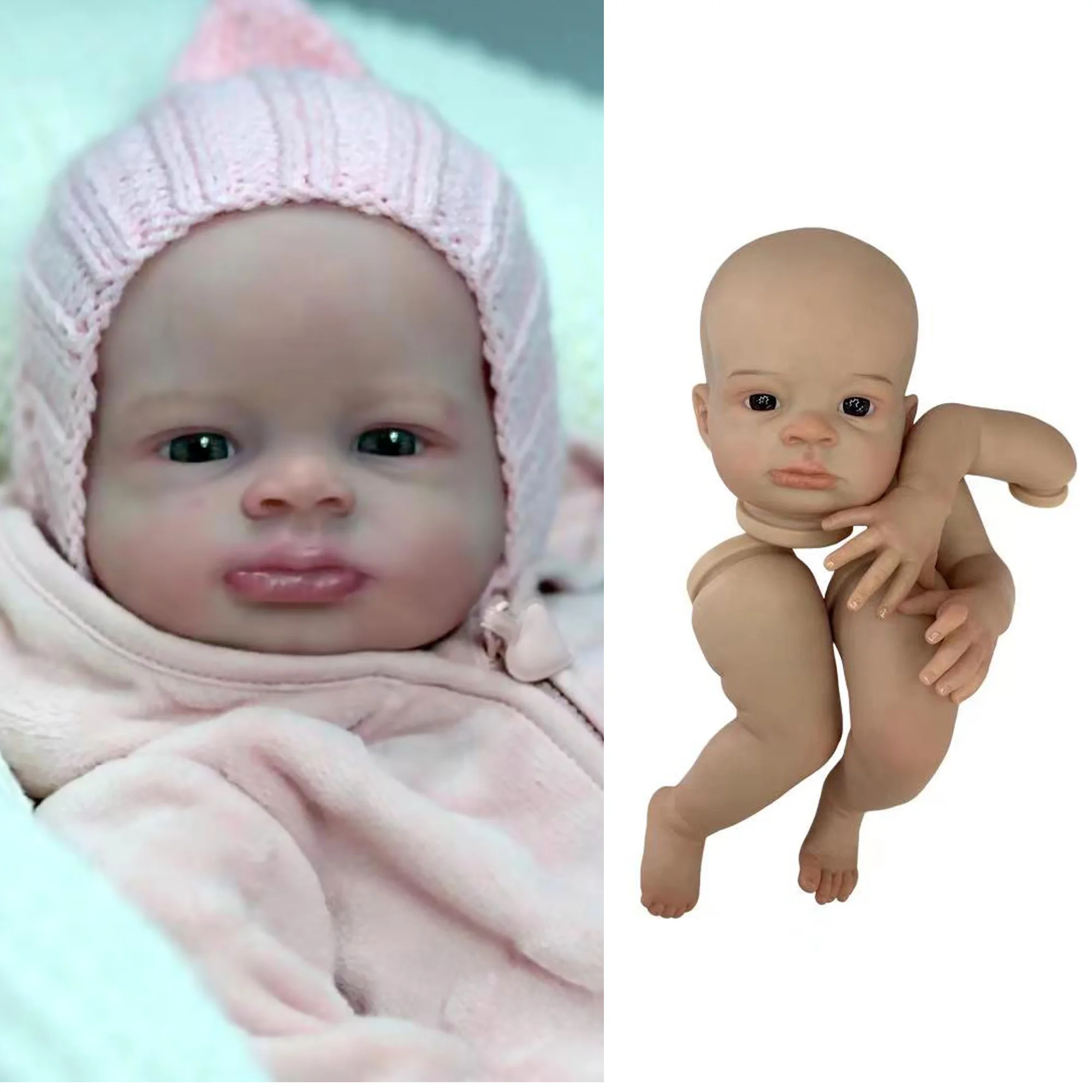 

Lanny 18-20 Inch Bebe Reborn Kits Painted Bebe Doll Kits Handmade Bebe Reborn Doll Unfinished bebê reborn reailista