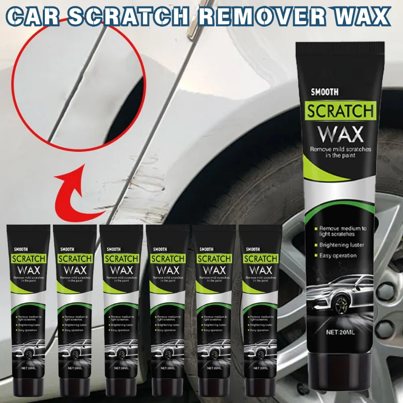 Car Scratch Remover Wax Polishing Paste Repair Mild Light Scratches Restore Paint Gloss DIY Auto Surface Maintenance Cream