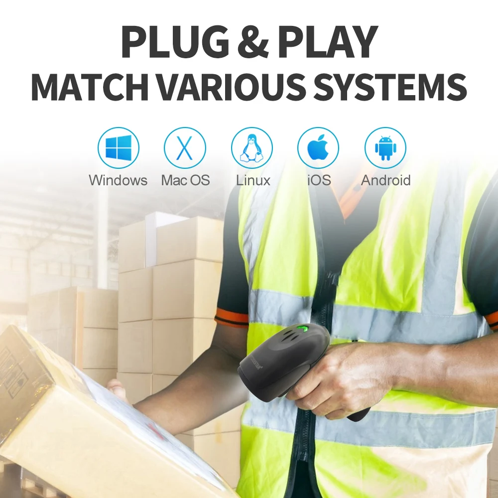 GTCODESTAR X-9701B Bluetooth 2D Qrcode Barcode Scanner Automotriz Wireless Qr Code Reader 1d Barcode Scanner