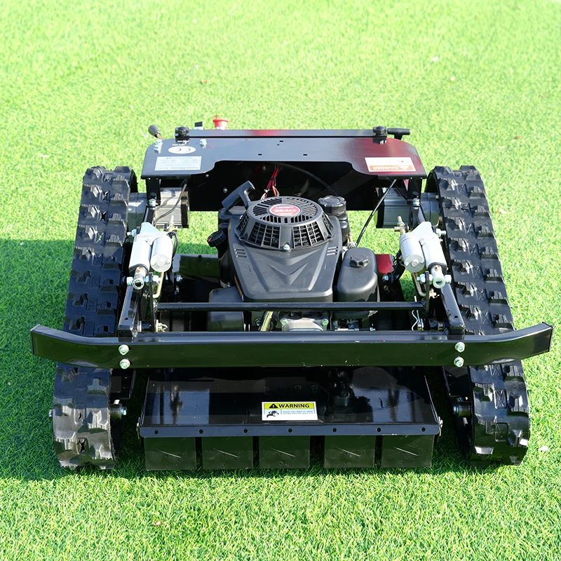 Customized Smart Remote Control 360-degree Rotating Weeder Multi-functional Crawler Lawn Mower New Engine Motor  Garden