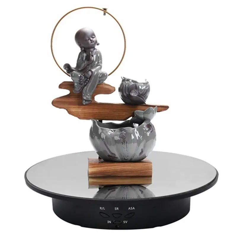 Electric Motorized Rotating Display Stand, 360 Degree Turntable For Photography, Jewelry, And Other Items-AT48