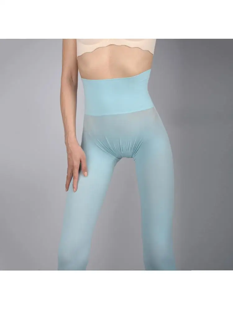 Women Deep Crotch Lengthened Size 120 Velvet Pantyhose Soft Warm High Waist Spring Autumn Thick Skin Impermeable Bottoming Tight